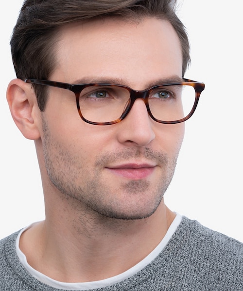 Peruse Brown Tortoise AcetateEyeglass Frames for Men from EyeBuyDirect