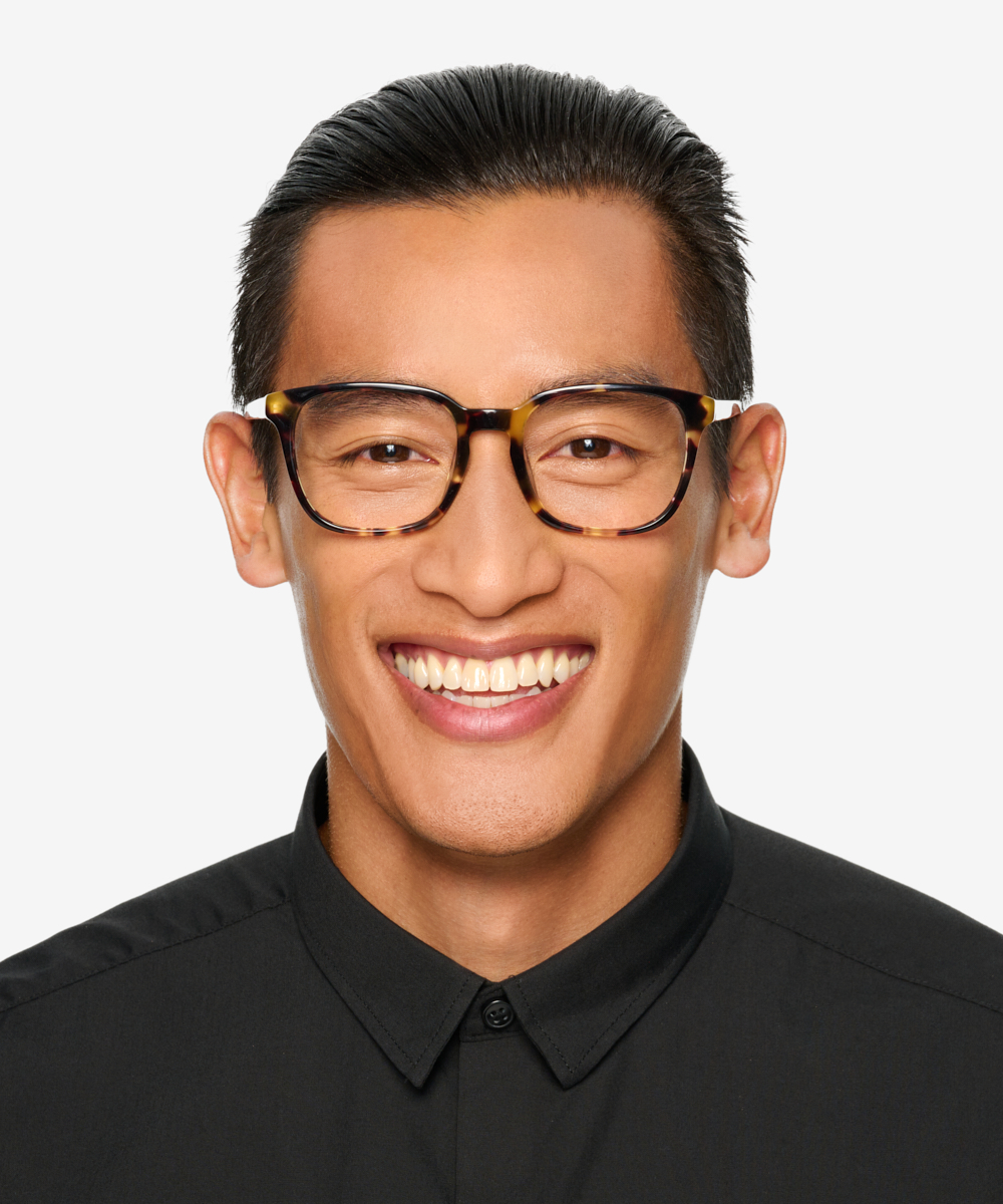 Tower Square Tortoise Full Rim Eyeglasses | Eyebuydirect