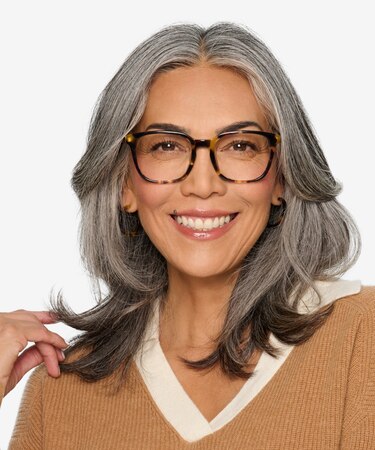 Tortoise Tower -  Fashion Acetate Eyeglasses