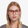 Tower Blood Orange AcetateEyeglass Frames for Women from EyeBuyDirect