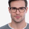Joanne Striped AcetateEyeglass Frames for Men from EyeBuyDirect