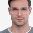Joanne Clear AcetateEyeglass Frames for Men from EyeBuyDirect
