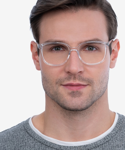 Joanne Clear AcetateEyeglass Frames for Men from EyeBuyDirect