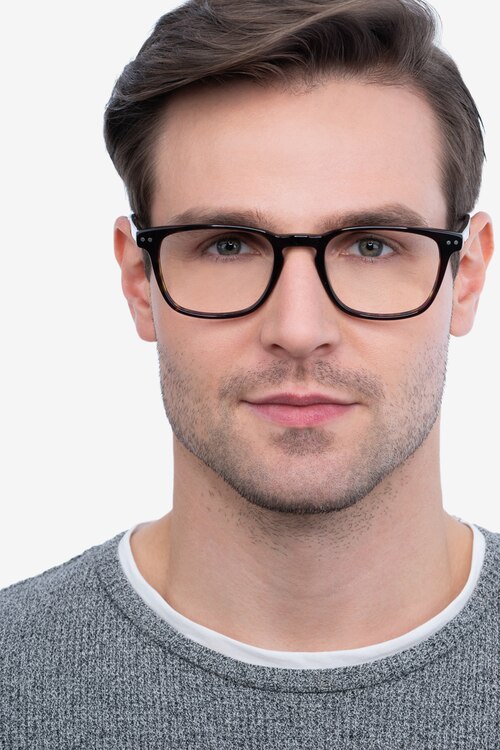 Illustrate Tortoise AcetateEyeglass Frames for Men from EyeBuyDirect