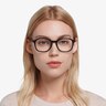Atlantic Black AcetateEyeglass Frames for Women from EyeBuyDirect
