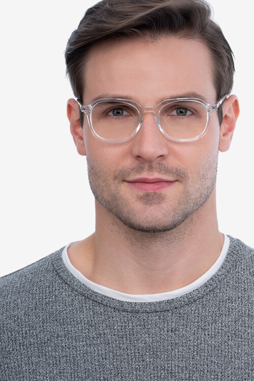 Atlantic Clear AcetateEyeglass Frames for Men from EyeBuyDirect