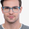 Charlie Blue AcetateEyeglass Frames for Men from EyeBuyDirect