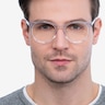 Dulce Clear AcetateEyeglass Frames for Men from EyeBuyDirect