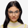 Dulce Blue AcetateEyeglass Frames for Women from EyeBuyDirect