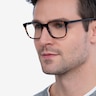 Longway Dark Tortoise AcetateEyeglass Frames for Men from EyeBuyDirect