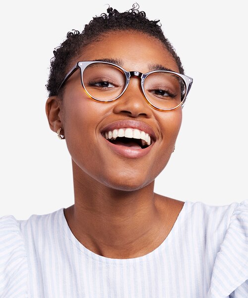 Fleury Brown Floral AcétateMontures de lunettes de vue pour Femmes d'EyeBuyDirect