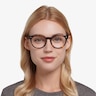 Maeby Dark Tortoise AcetateEyeglass Frames for Women from EyeBuyDirect