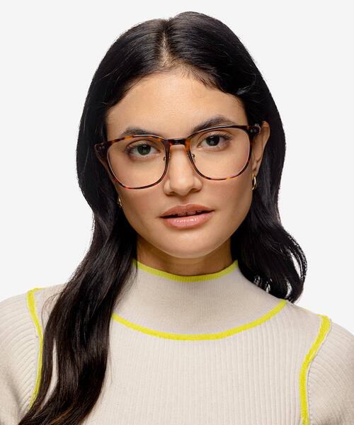 Tortoise Follow -  Acetate Eyeglasses