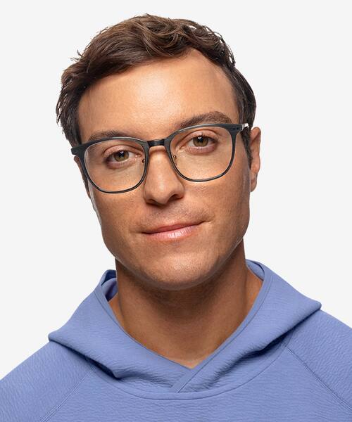 Black Golden Follow -  Acetate Eyeglasses