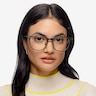 Follow Black Golden AcétateMontures de lunettes de vue pour Femmes d'EyeBuyDirect