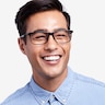 Calling Black AcetateEyeglass Frames for Men from EyeBuyDirect