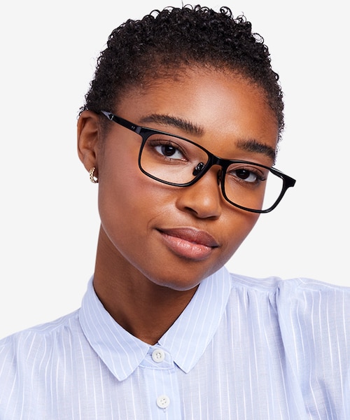 Calling Black AcetateEyeglass Frames for Women from EyeBuyDirect