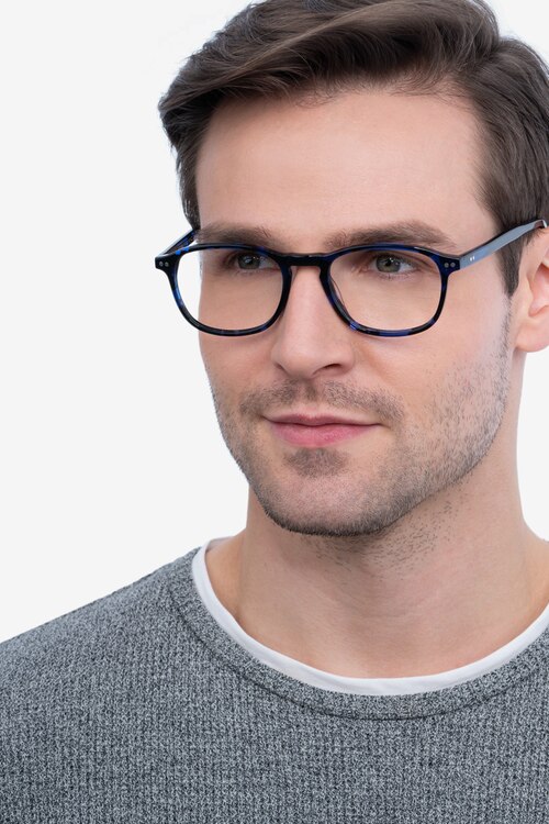 Socorro Blue Tortoise AcetateEyeglass Frames for Men from EyeBuyDirect