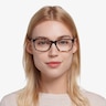 Annett Fleuries AcétateMontures de lunettes de vue pour Femmes d'EyeBuyDirect