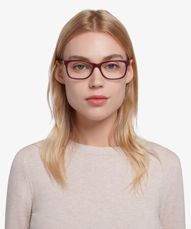 Burgundy Annett -  Acetate Eyeglasses