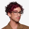 Basel Black AcetateEyeglass Frames for Men from EyeBuyDirect
