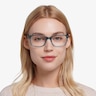 Basel Green Blue AcetateEyeglass Frames for Women from EyeBuyDirect