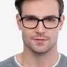 Clipperton Black AcetateEyeglass Frames for Men from EyeBuyDirect