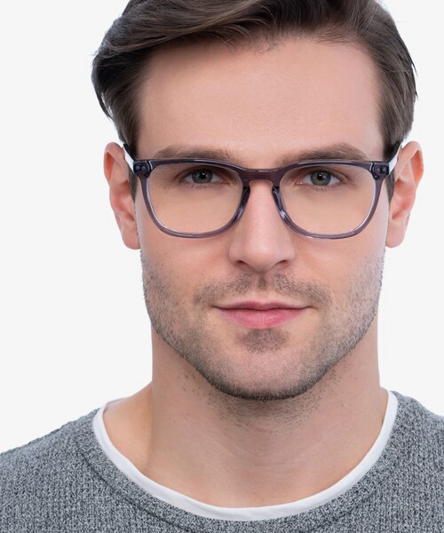 Gato Gray AcetateEyeglass Frames for Men from EyeBuyDirect