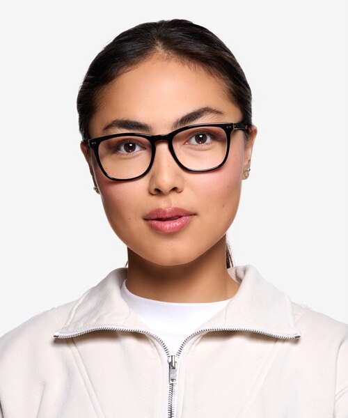 Gato Black AcetateEyeglass Frames for Women from EyeBuyDirect
