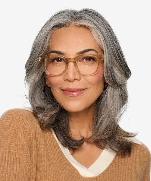Lighthouse Champagne AcétateMontures de lunettes de vue pour Femmes d'EyeBuyDirect