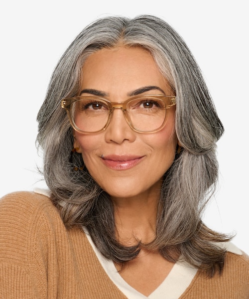 Lighthouse Champagne AcetateEyeglass Frames for Women from EyeBuyDirect
