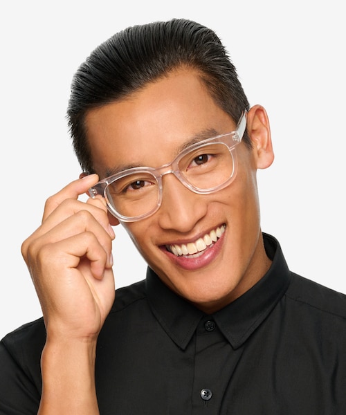 Lighthouse Clear AcetateEyeglass Frames for Men from EyeBuyDirect