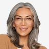 Lighthouse Clear Blue AcétateMontures de lunettes de vue pour Femmes d'EyeBuyDirect