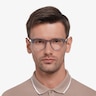 Manara Blue Gray AcetateEyeglass Frames for Men from EyeBuyDirect