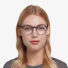 Manara Blue Gray AcetateEyeglass Frames for Women from EyeBuyDirect