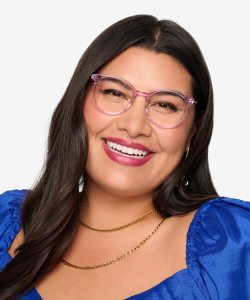 Noun Violet AcétateMontures de lunettes de vue pour Femmes d'EyeBuyDirect