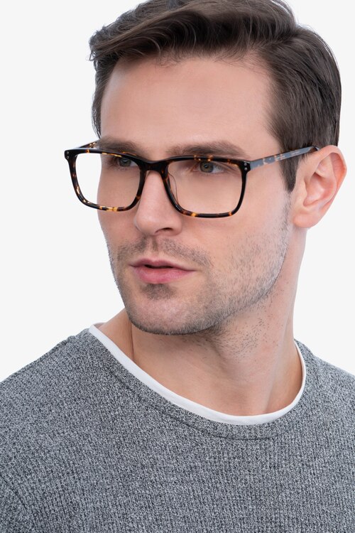Connect Tortoise AcetateEyeglass Frames for Men from EyeBuyDirect