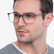 Connect Gray AcetateEyeglass Frames for Men from EyeBuyDirect