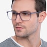 Connect Gray AcetateEyeglass Frames for Men from EyeBuyDirect
