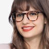 Ona Nebular Blue AcétateMontures de lunettes de vue pour Femmes d'EyeBuyDirect
