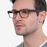 Reyes Brown AcetateEyeglass Frames for Men from EyeBuyDirect