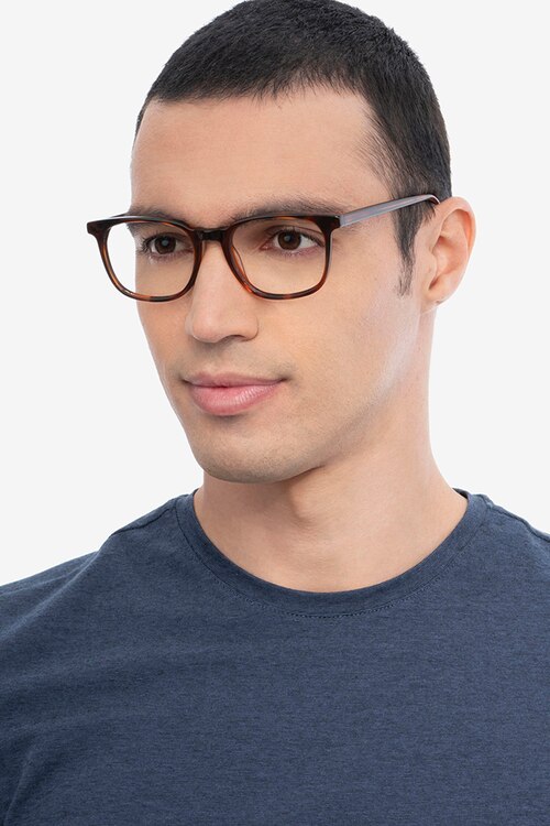 Seasons Brown Tortoise AcetateEyeglass Frames for Men from EyeBuyDirect