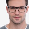 Mezzanine Gray AcetateEyeglass Frames for Men from EyeBuyDirect