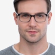Collective Gray AcetateEyeglass Frames for Men from EyeBuyDirect