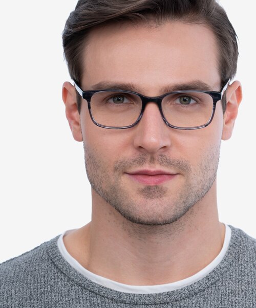 Collective Gray AcetateEyeglass Frames for Men from EyeBuyDirect