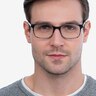 Collective Gray AcetateEyeglass Frames for Men from EyeBuyDirect