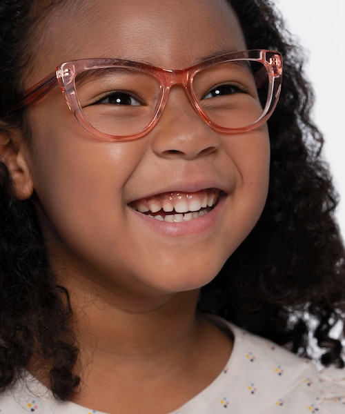 Little Charlotte Pink AcetateEyeglass Frames for Women from EyeBuyDirect