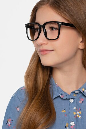 Black Piano -  Geek Plastic Eyeglasses