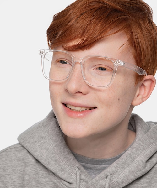 Piano Clear PlasticEyeglass Frames for Men from EyeBuyDirect