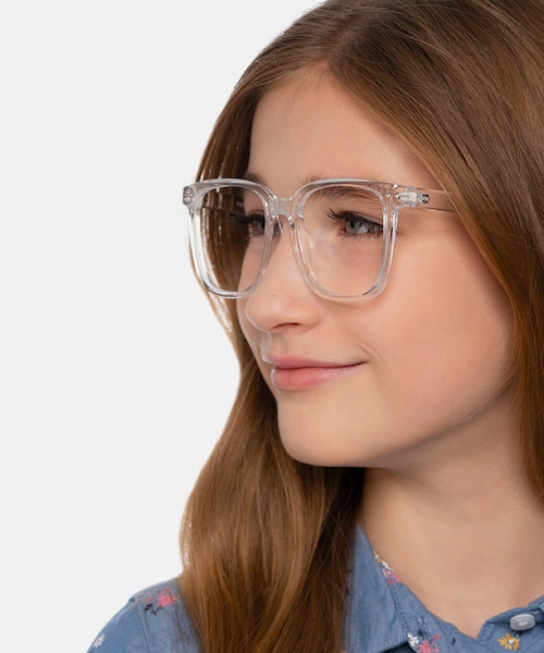 Piano Clear PlasticEyeglass Frames for Women from EyeBuyDirect